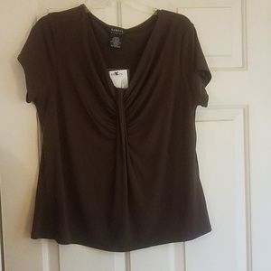 Brown top. Size xl